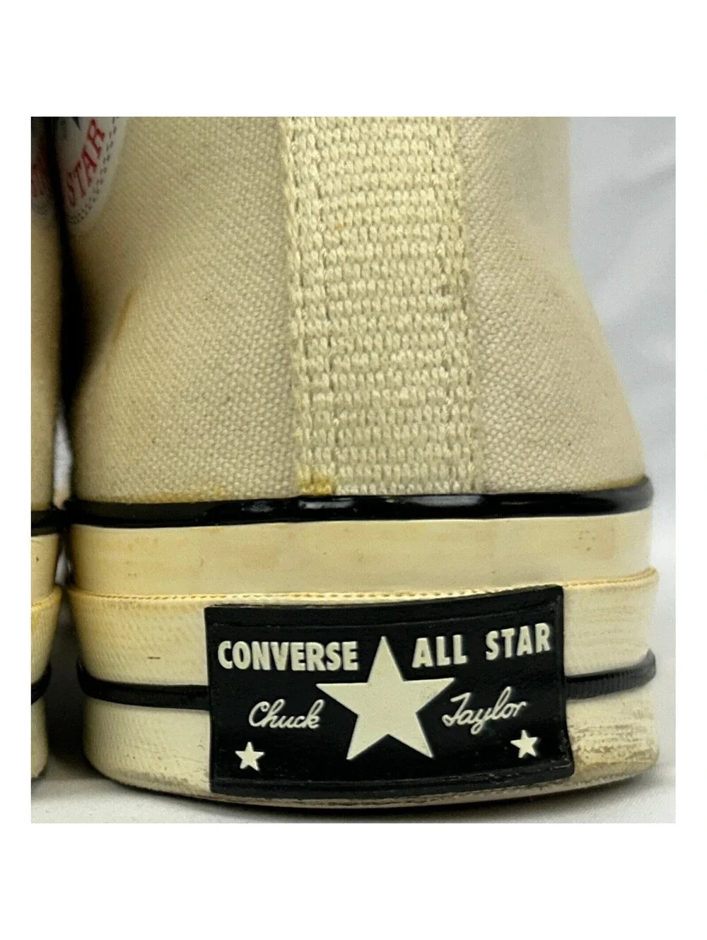 Converse Chuck 70 Hi Fear of God Essentials Ivory Black Men's 10.5 167955C Shoes